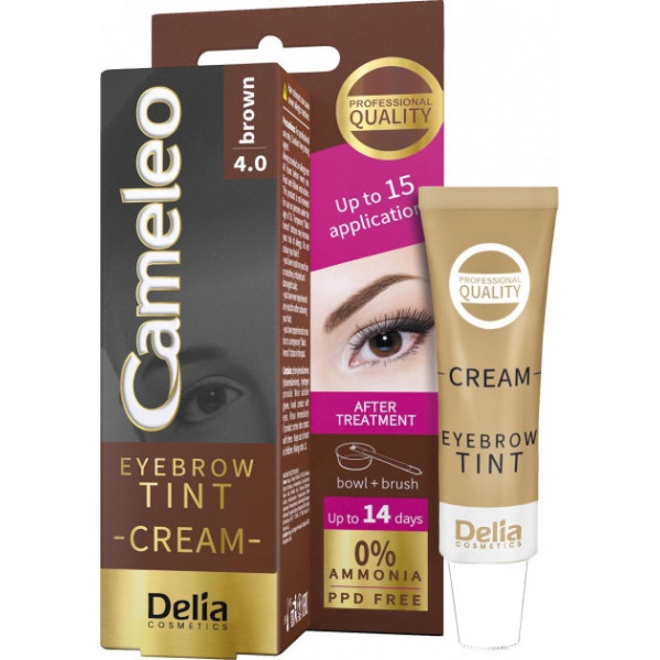 Coloração em Creme Sobrancelhas 4.0 Castanho Delia